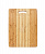 Доска разделочная BRAVO полосатая с желобом 36*27*1,8см бамбук 124 000000000001162212