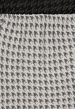 Чехол на стул 40x40x45см LUCKY Гусиные лапки белый/серый полиэстер 000000000001216956