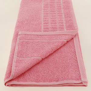 Полотенце 70х130см ДМ Мегаполис махровое плотность 390гр/м розовый 100% хлопок ПЛ3501-3874,14-1911 000000000001198609