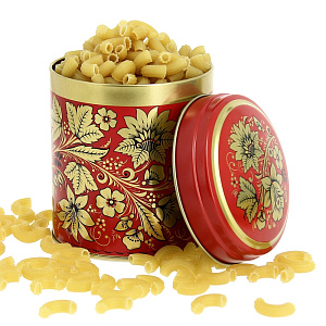 Жестяная банка Хохлома Цветы 000000000001102854