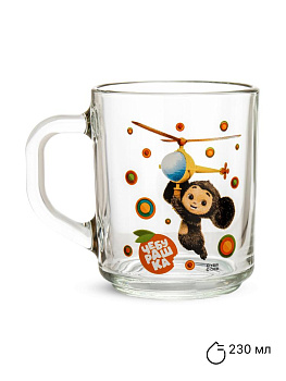 Набор детской посуды 3 предмета ND PLAY Чебурашка стекло 000000000001217875