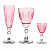 Рюмка для водки 50мл розовый стекло 000000000001218742