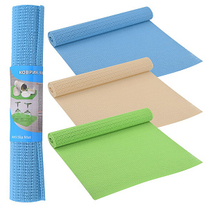Коврик универсальный рулон 30*120см 2 цвета.Изготовлен из вспененного поливинилхлорида (ПВХ) пористой структуры. FJ87-85 000000000001192441