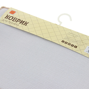 Коврик для туалета DE'NASTIA 50х50см бежевый микрофибра M000023 000000000001107626