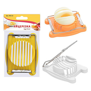 Яйцерезка 10*8*2,5см пластик/нержавеющая сталь Мультидом JH53-15 000000000001197246