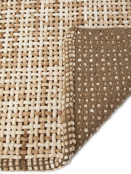 Коврик для ванной 50х80см LUCKY Wicker противоскользящий бежевый хлопок/полиэстер 000000000001225653