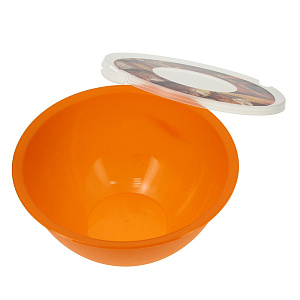 Миска для шашлыка с крышкой, 4л, пластик 000000000001172080