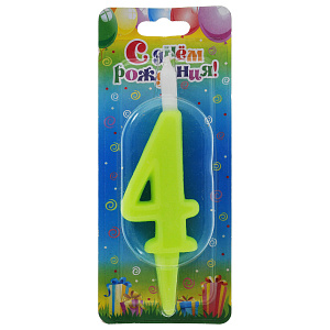 Свеча цифра для торта ОМСКИЙ СВЕЧНОЙ 000000000001166916