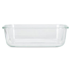 Контейнер 1,04л 20,7х15,4х7см прямоугольный синяя крышка боросиликатное стекло 000000000001220357