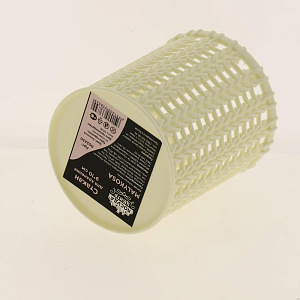 Стакан для хранения 12х9,5см ПОСУДА ЦЕНТР бежевый 000000000001177258