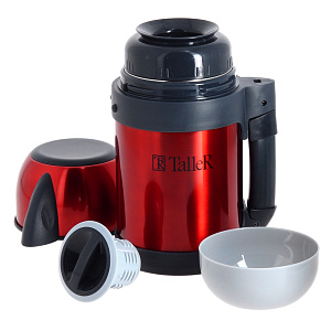 Термос 800мл TALLER Брэдфорд коричневый нержавеющая сталь 000000000001017012