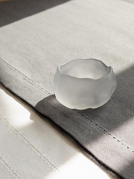 Соусник 50мл DE'NASTIA матовый серый стекло 000000000001227982