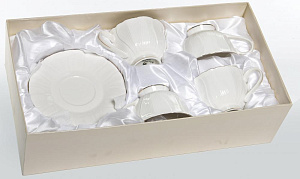 Набор чайный 8 предметов (чашка 220мл-4шт/блюдце-4шт) BALSFORD ОРНЕЛЛА фарфор 000000000001212782