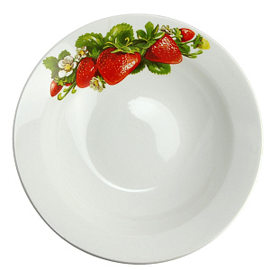 Малая миска Клубника Новая Кубаньфарфор, 17.5 см 000000000001068979