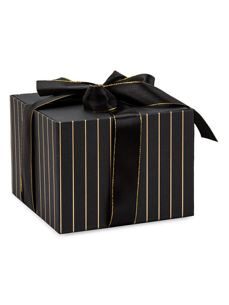 Коробка подарочная Куб 19х19х14см ПОЛОСКА в ассортименте картон 000000000001229169