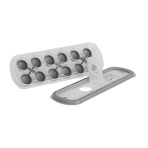 Форма для льда 12 ячеек 9,5х27х4см в ассортименте пластик 000000000001226456