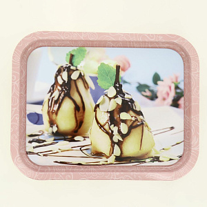 Поднос 33,2x25,8см НОВЫЙ АРГУМЕНТ Сладости прямоугольный жестяной 000000000001153184