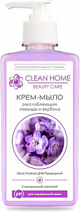 Крем-мыло 350мл CLEAN HOME BEAUTY CARE Расслабляющее дозатор 000000000001213112