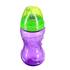 Поильник-Непроливайка с мягким носиком Спорт Lubby, от 6 месяцев, 230мл 000000000001135459