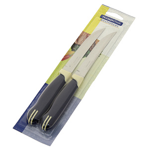 Нож кухонный 12,5см 2шт TRAMONTINA Multicolor синий с белым 000000000001162649