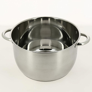 Кастрюля PRIME 10л ПОСУДА ЦЕНТР, нержавеющая сталь, стеклянная крышка, PC05394 000000000001200024