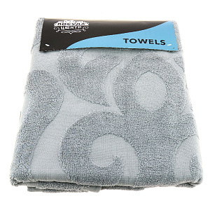 Полотенце 70х140см ПОСУДА ЦЕНТР махровое темно-серый хлопок 000000000001189161