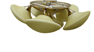 Люстра LuceSolara 8001/6PL E14*40W GOLD/CREAM 000000000001080264