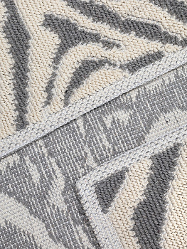 Коврик универсальный 60x100см LUCKY ЗЕБРА коричнево-серый хлопок 100% 000000000001206548