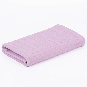 Полотенце кухонное 37х60см СОФТИ крупная вафля сиреневое/лиловое 100% хлопок 000000000001212678
