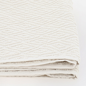 Полотенце махровое 70х130см СОФТИ Ромб светло-бежевый хлопок 100% 000000000001214698