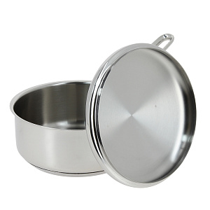 Ковш 1,0л Гурман-Классик, тройное теплораспределительное дно, нержавеющая сталь, 110510 000000000001006293