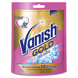 Пятновыводитель250грVANISH GOLD OXI ACTION,порошок-концен на основе активного кислорода,для цвет/свет/темн белья из синтетики/хлопка 000000000001194519
