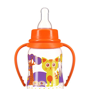 Бутылочка с соской от 0 месяцев Русские мотивы Lubby, 120-125мл 000000000001135401