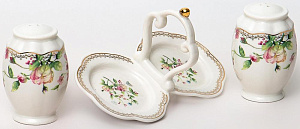 Набор для специй 2шт BALSFORD Стефания (солонка/перечница) подарочная упаковка фарфор 000000000001203918