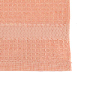 Полотенце вафельное кухонное Fiume Cleanelly, персиковый, 50х70 см 000000000001126146