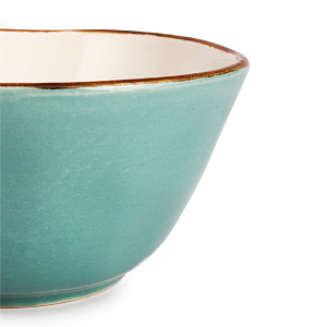 Салатник 16,5см Акварель бирюза глазурованная керамика 000000000001217611