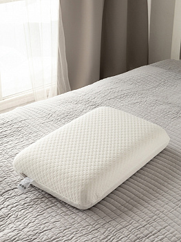 Подушка анатомическая 58x38,5x13см DE'NASTIA Dream мемори широкий край белый полиэстер/пенополиуретан 000000000001226887