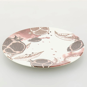 Тарелка обеденная 26см LUCKY Гранат керамика 000000000001208740