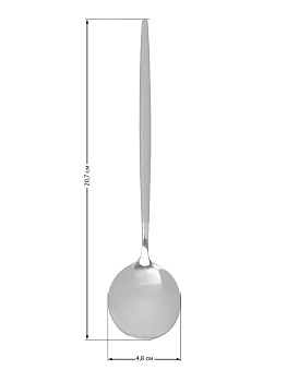 Ложка столовая LUCKY Modern белый/серебро нержавеющая сталь A000108-1RZ 000000000001218305