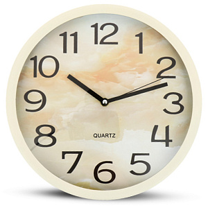 Часы настенные 30х30х4,1см OLAFF камень тихий ход 152-33031 000000000001205677