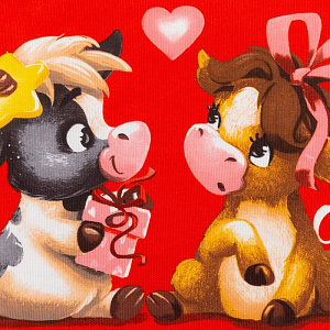 Полотенце "Доляна" Любви в Новом Году 35х60см, 100% хлопок 160г/м2 5059197 000000000001202355