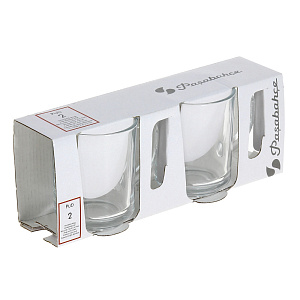 MUG Набор кружек 2шт 250мл PASABAHCE стекло 000000000001061229