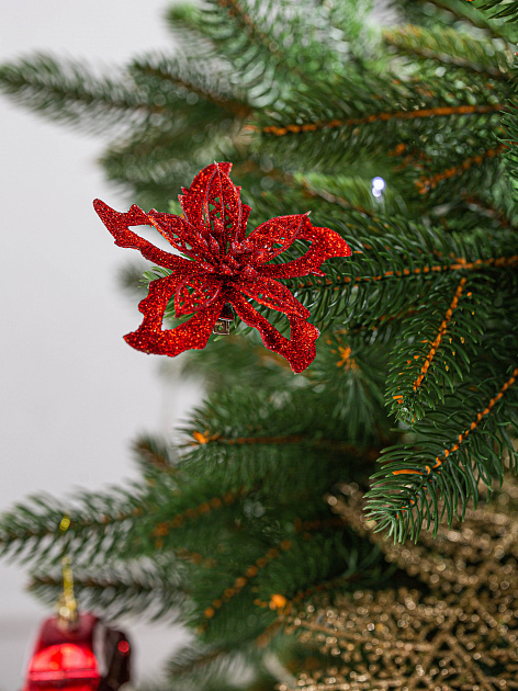 Декоративное украшение Рождественский орнамент Снежинка 10см 3шт MANDARIN пластик 000000000001209336
