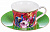 Чайная пара чашка фарфор 200мл/блюдце Павлин подарочная упаковка Маркиза Balsford 122-29004 000000000001197851