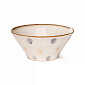 Салатник 15,7см/610мл DE'NASTIA NEW ERA COLLECTION Polka dot бежевый керамика