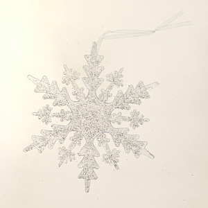 Декоративное украшение 14,5см Снежинка акрил R010492 000000000001192275