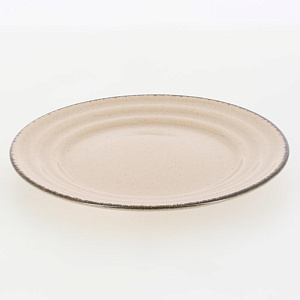 Тарелка обеденная 25см DE'NASTIA TUANA персиковый фарфор 000000000001209927