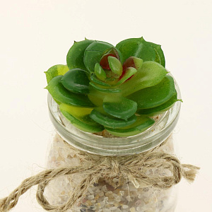 Цветок искусственный "Суккулент"  9-17смR010456 000000000001189320