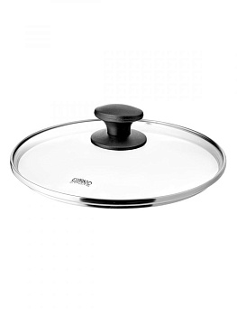 Крышка стеклянная с ободком из нержавеющей стали с пароотводом, бакелитовая ручка 24 см Tradicia Esprado TR3B240E110 000000000001195869