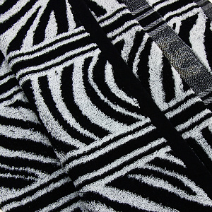 Полотенце DE'NASTIA Зебрано 50х90см черн-белый 100%Хлопок T000016 000000000001106176